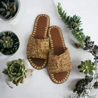Oasis Trail – Handwoven Moroccan Raffia Sandals | Desert-Inspired Women’s Shoes