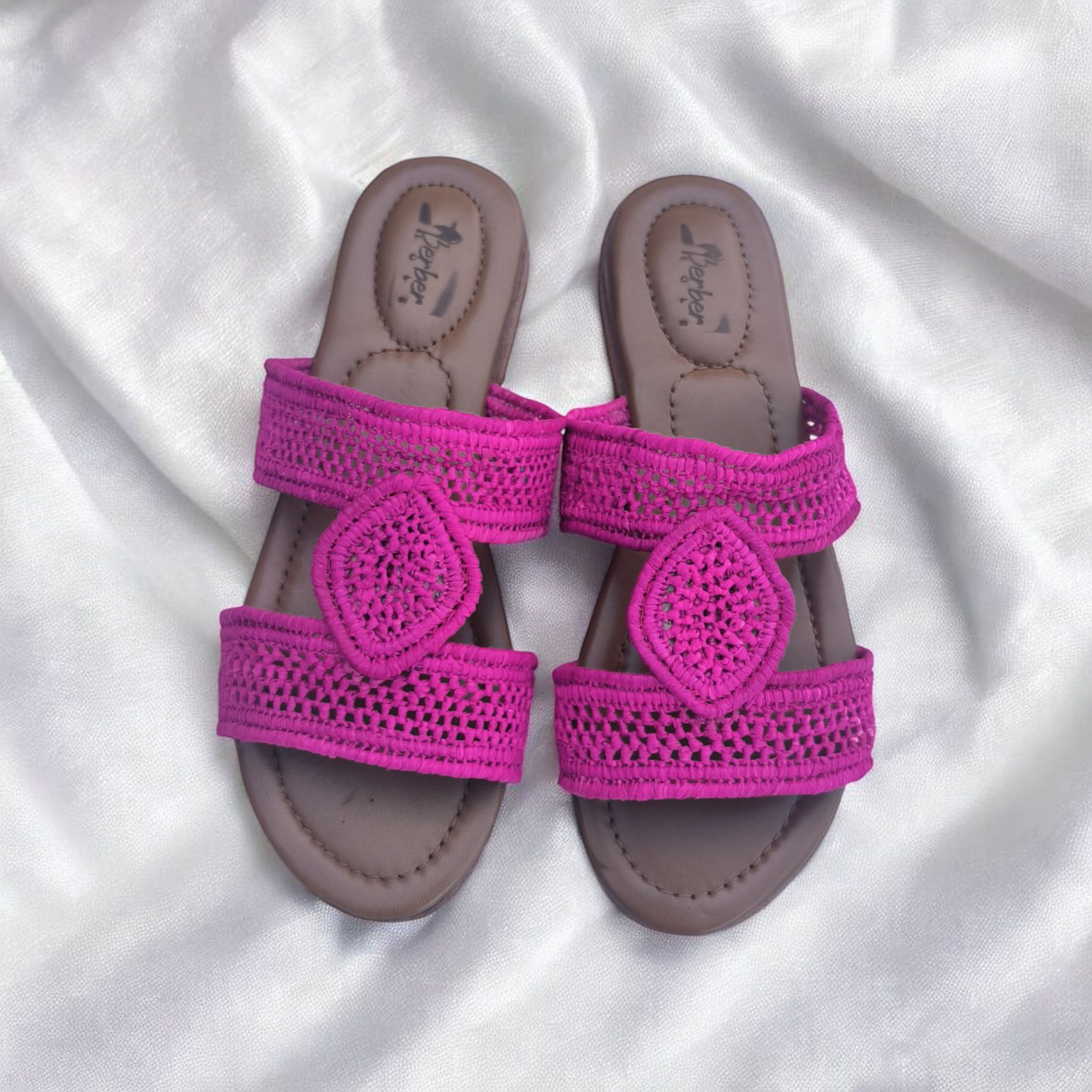 Quiet Nomad sandals – Handwoven Moroccan Raffia Slippers