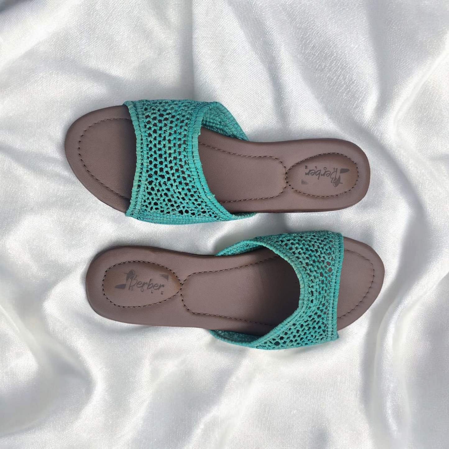 Palmira sandals – Handwoven Moroccan Raffia Slippers