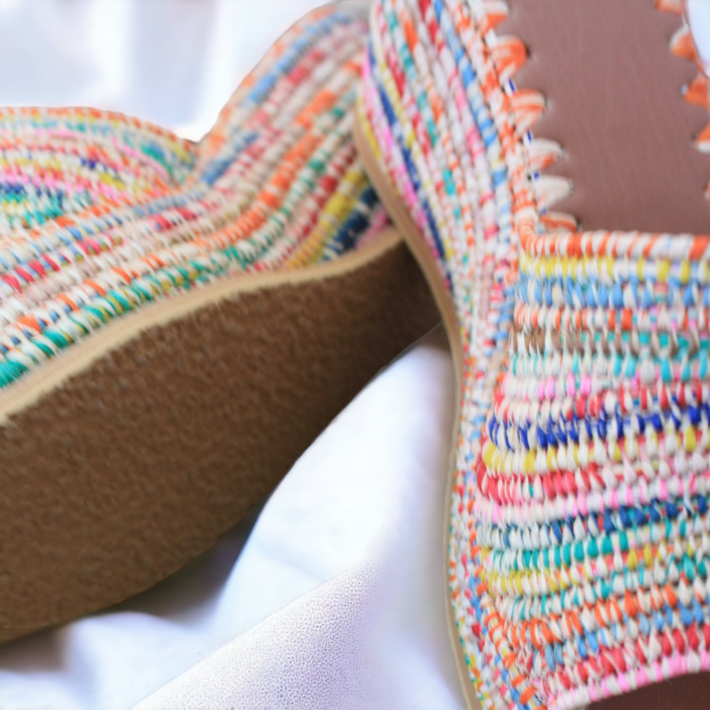 Handmade Moroccan raffia sandals by BerberSole