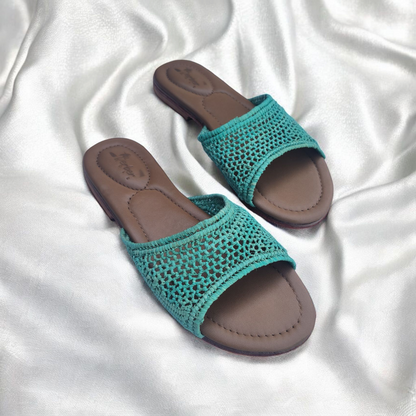 Palmira sandals – Handwoven Moroccan Raffia Slippers