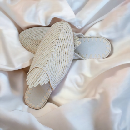 Handmade Moroccan raffia sandals by BerberSole
