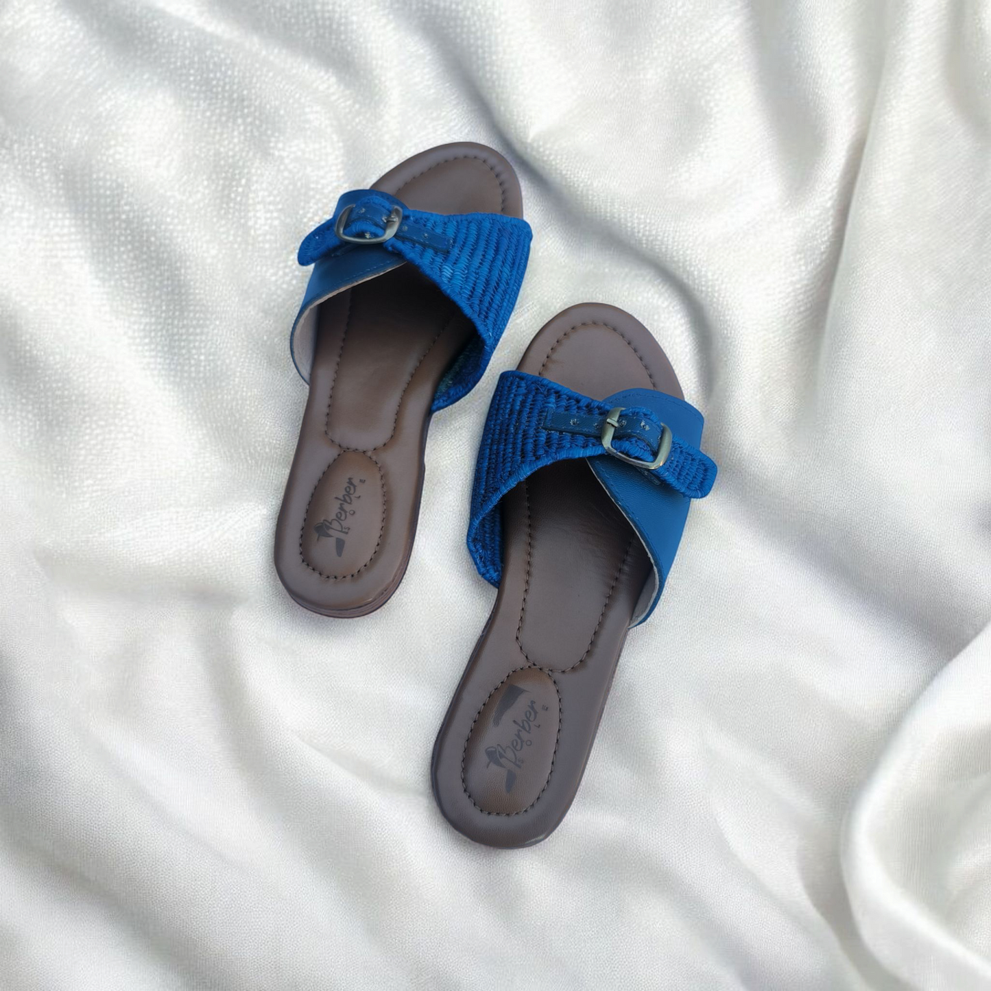 Natural Straw Raffia Sandals – Boho Flat Shoes