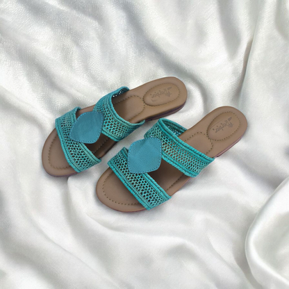 Timeless Step sandals – Handwoven Moroccan Raffia Slippers