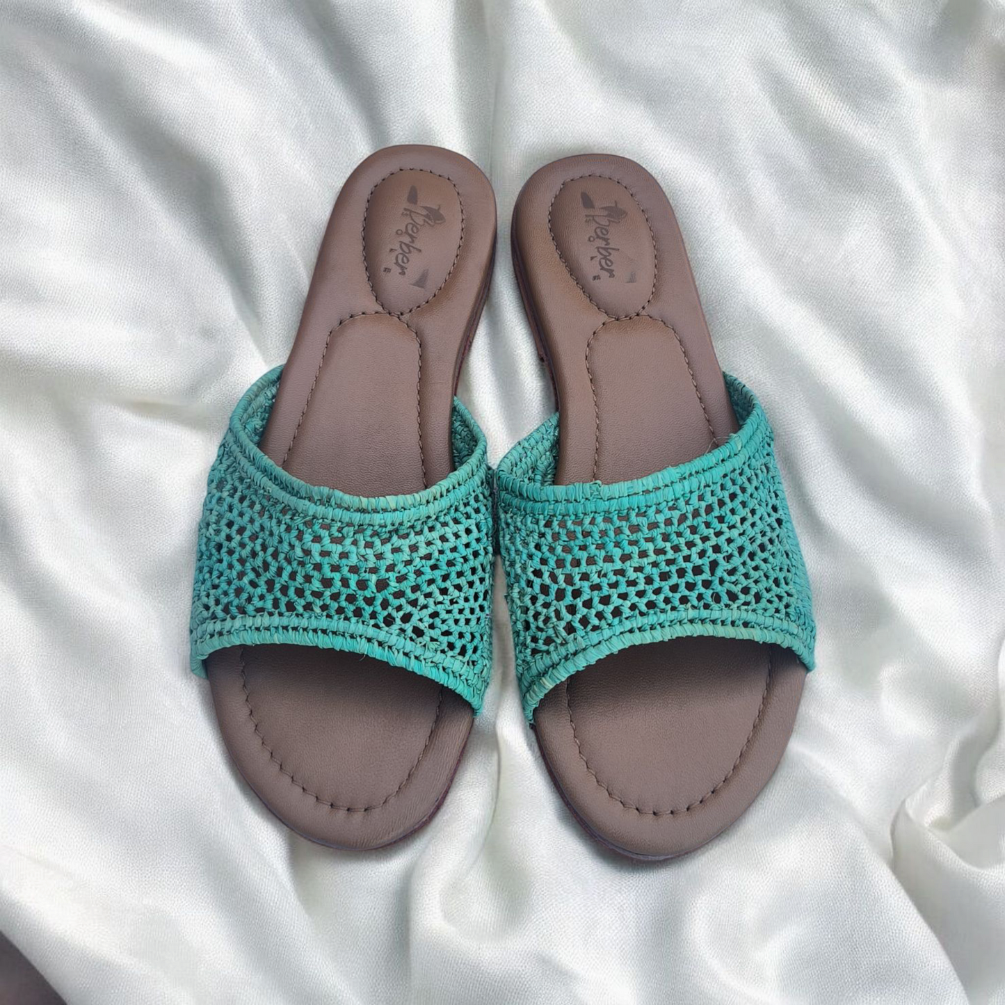 Palmira sandals – Handwoven Moroccan Raffia Slippers