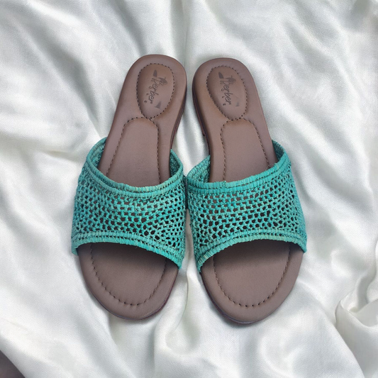 Palmira sandals – Handwoven Moroccan Raffia Slippers