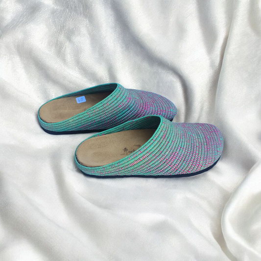 Woven Balance Flat Sabot – Handwoven Moroccan Raffia Flat Sabot