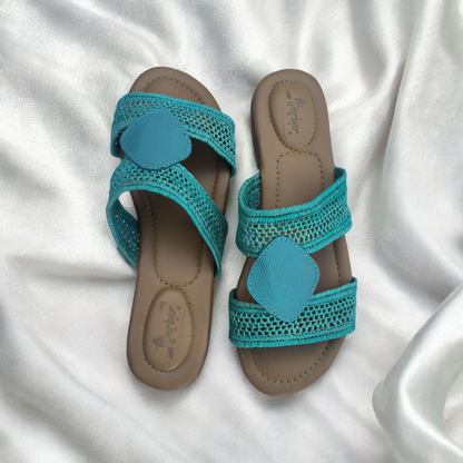 Timeless Step sandals – Handwoven Moroccan Raffia Slippers