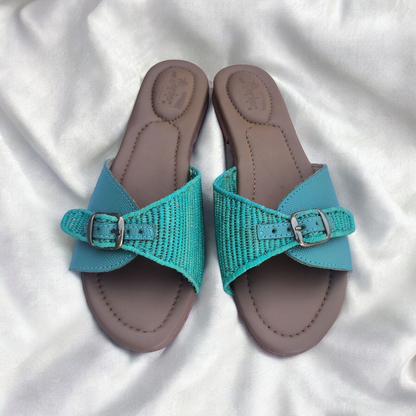 Sunwoven sandals – Handwoven Moroccan Raffia Slippers