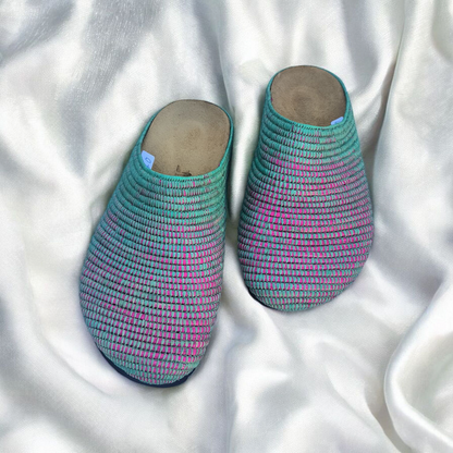 Woven Balance Flat Sabot – Handwoven Moroccan Raffia Flat Sabot